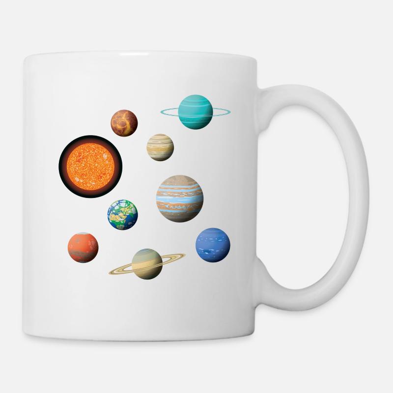 Space Solar System Universe Planet - Mug - white