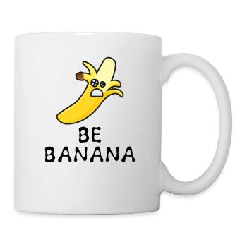 Banana Be Cute Kawaii Weird Silly Cartoon Comic - Mug - white - Right
