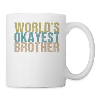 Best brother in the world - Mug - white - Right