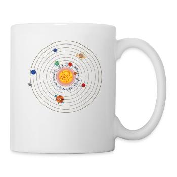 Espace Système Solaire Univers Planète - Mug blanc - blanc - Droite