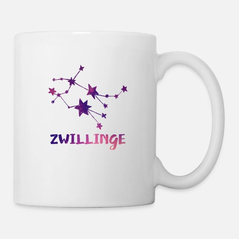 zwillinge Zwilling - Tasse - Weiß
