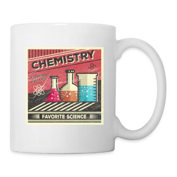 Chimie Chimiste Enseignant de laboratoire Cadeau étudiant - Mug blanc - blanc - Droite