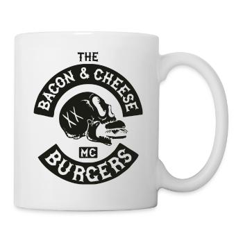 Streetfighter & Biker Motocycle Club MC Burger - Tasse - Weiß - Rechts