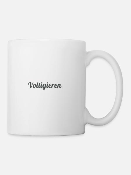 Voltigieren - Tasse - Weiß