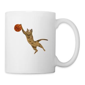 Catsmaid Streetball Cadeau De Chat De Basket-ball - Mug blanc - blanc - Droite