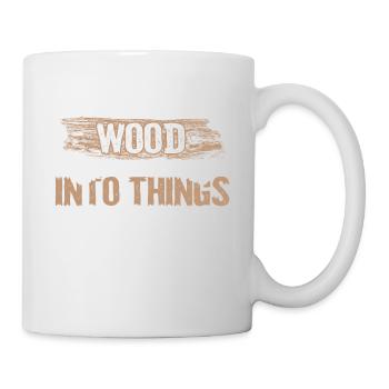 I Turn Wood Carpenter carpenter carpenter - Mug - white - Right