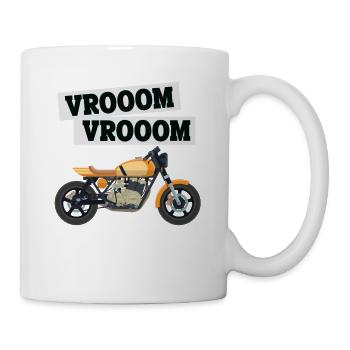 Motorrad - Bike - Superbike - Tasse - Weiß - Rechts
