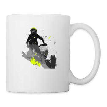 Résumé du quad - Mug blanc - blanc - Droite