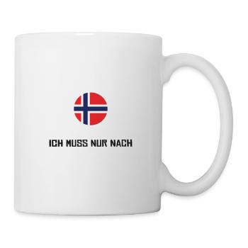 Aucune thérapie, je dois juste aller en Norvège - Mug blanc - blanc - Droite