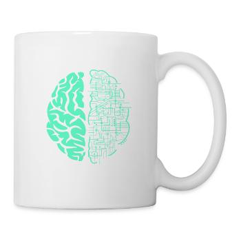 Electric Brain - Tasse - Weiß - Rechts