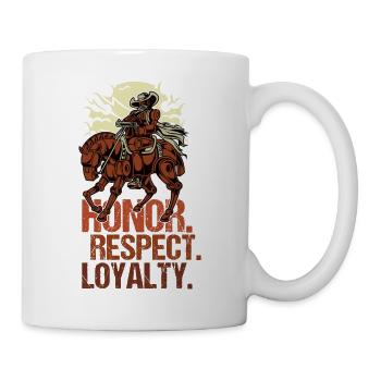 Cowboy Apocalypse Geschenkidee - Tasse - Weiß - Rechts