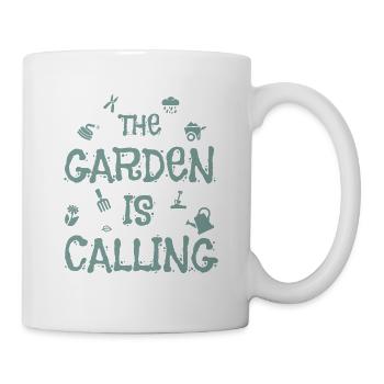 Chemise de cadeau nature travail de jardin - Mug blanc - blanc - Droite