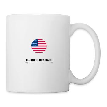 Keine Therapie Ich Muss Nur Nach Las Vegas - Tasse - Weiß - Rechts
