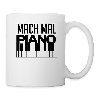Faire du piano pour la 1000ème fois mais mieux - Mug blanc - blanc - Droite