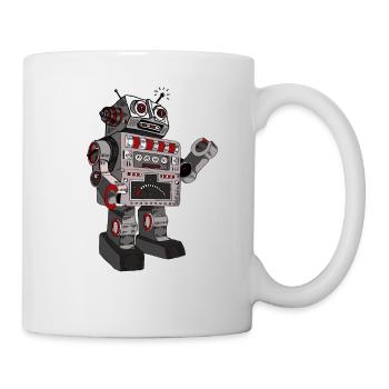 robot robby mr. robot scifi android toy retro pc - Mug - white - Right