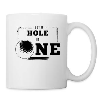 Golf Golfer Golfen Golfball Golfing - Tasse - Weiß - Rechts