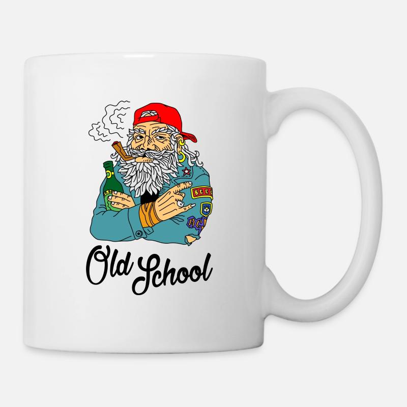 Biker Motorrad Racer Chopper - Tasse - Weiß