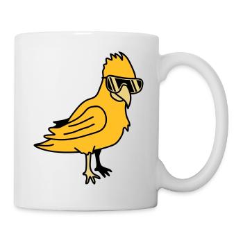 Cool Parrot Bird - Tasse - Weiß - Rechts