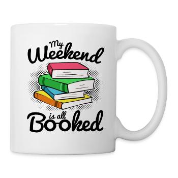 Buch - Tasse - Weiß - Rechts