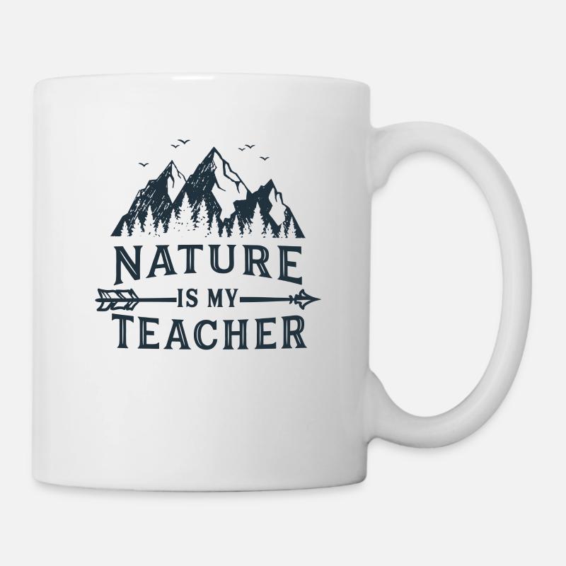 Apprendre de la nature - Mug blanc - blanc
