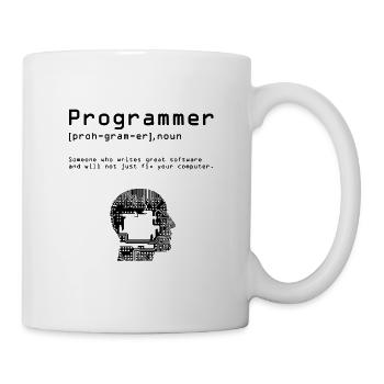 Chemise de programmeur Nerd Computer Science Computer Idea - Mug blanc - blanc - Droite