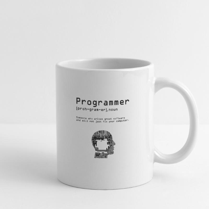 Chemise de programmeur Nerd Computer Science Computer Idea Mug blanc