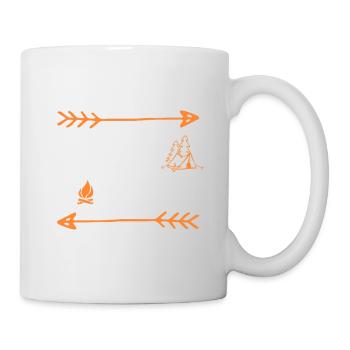 Happy Camper - Chemise - Mug blanc - blanc - Droite
