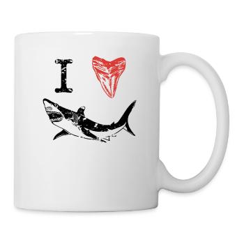 I Love Sharks - Mug - white - Right