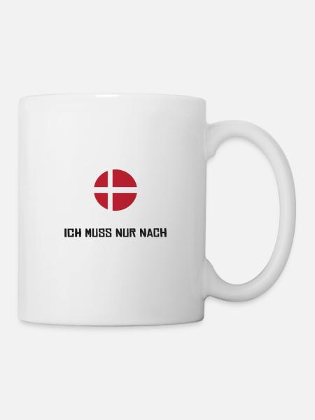 Ich Brauche Keine Therapie Ich Muss Nur Nach Römö - Tasse - Weiß