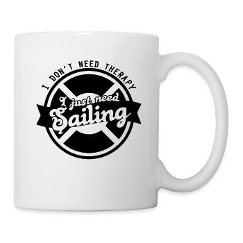 Voilier - Mug blanc - blanc - Droite