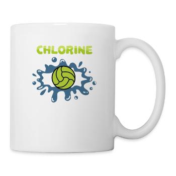 Chlor Geruch Parfum Parfüm Duft Schwimmbad - Tasse - Weiß - Rechts