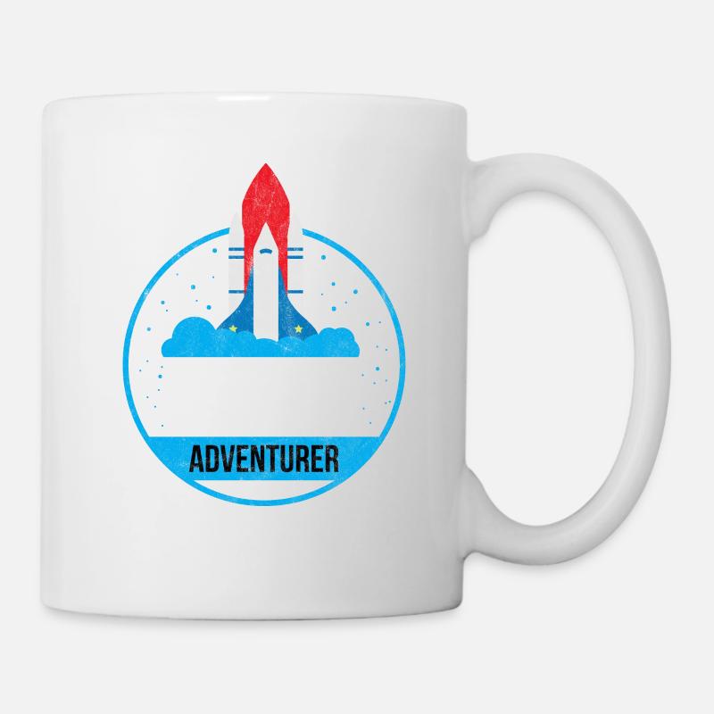 Cadeau d'aventure spatiale - Mug blanc - blanc