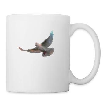 Dove Dove of Peace World Peace Peace Space Animal - Mug - white - Right