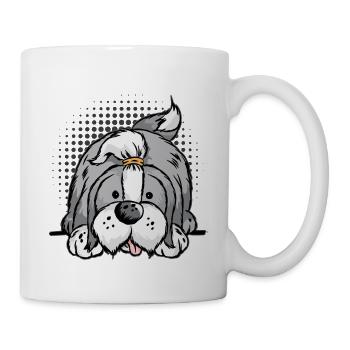 BEARDED COLLIE Border Collie Rough Collies Sheltie - Mug blanc - blanc - Droite