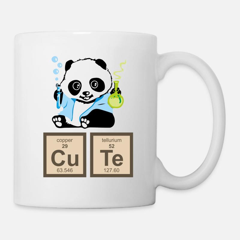 Panda - Professor Panda Cute - Tasse - Weiß