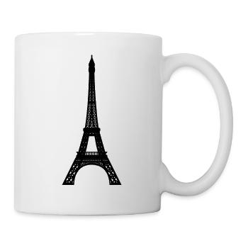 Eiffelturm - Tasse - Weiß - Rechts