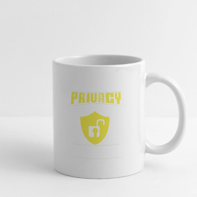 Lustiges Anti-Privacy-Hacker- oder Computer-Geek-Geschenk Tasse