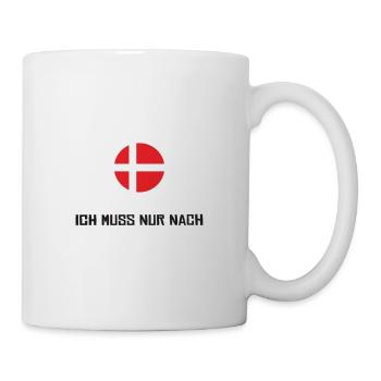 Ich Brauche Keine Therapie Ich Muss Nur Nach Fanö - Tasse - Weiß - Rechts
