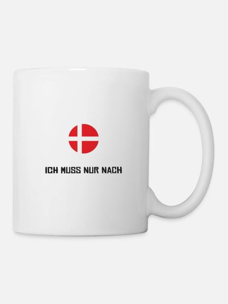 Ich Brauche Keine Therapie Ich Muss Nur Nach Fanö - Tasse - Weiß