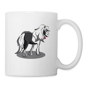 Gypsy horse Tinker Pferd Reiten Pferde Geschenk - Tasse - Weiß - Rechts