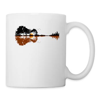 guitare - Mug blanc - blanc - Droite