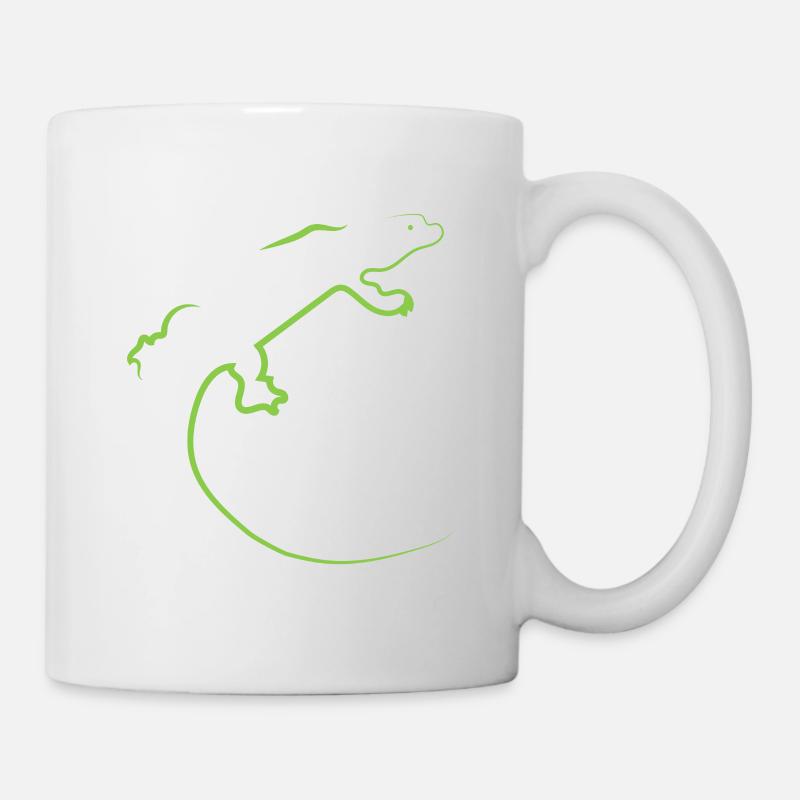 Lézard - Mug blanc - blanc