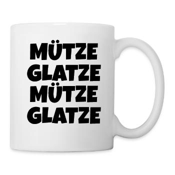 Funny bonnet bald masturbation gift - Mug - white - Right