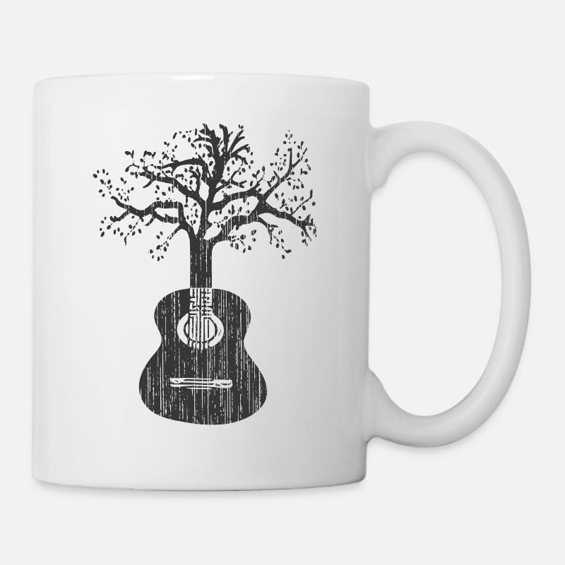Gitarre Baum - Tasse - Weiß