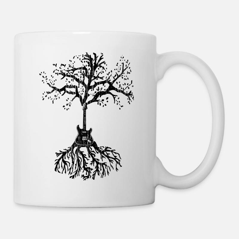 Gitarre Baum - Tasse - Weiß