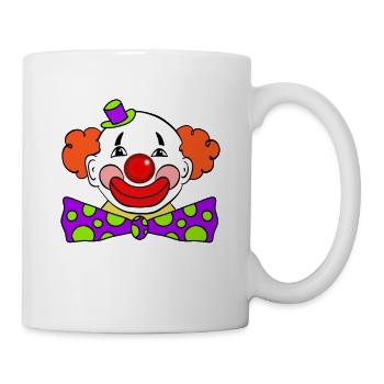 clown - Mug blanc - blanc - Droite