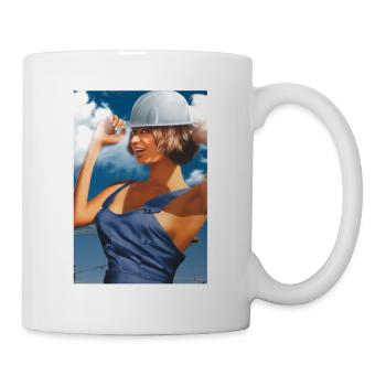 Affiche du communisme de propagande de l'Union soviétique - Mug blanc - blanc - Droite