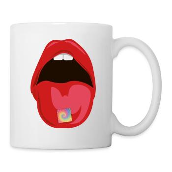 Acid LSD Psychedelisch Drogen - Tasse - Weiß - Rechts