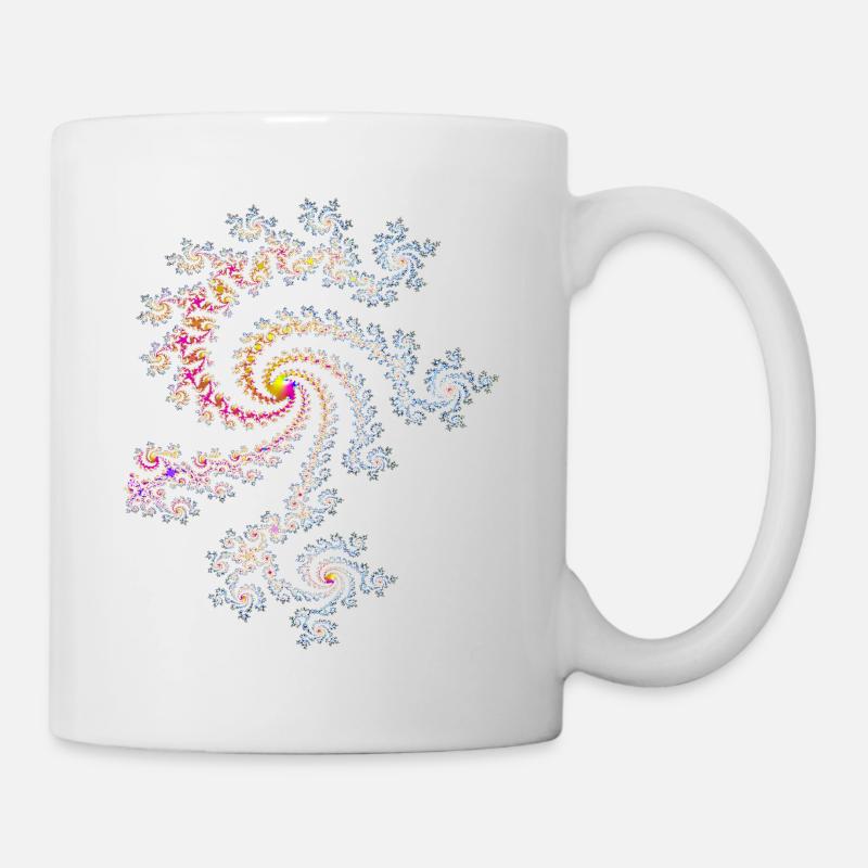 Mandelbrot Fractal - Tasse - Weiß