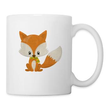 Animaux de la forêt Renard - Mug blanc - blanc - Droite